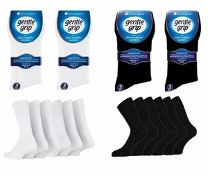 Calcetines suaves no elásticos para diabéticos Gentle Grip® de panal para hombre y mujer Reino Unido 6-11 - Imagen 1 de 7