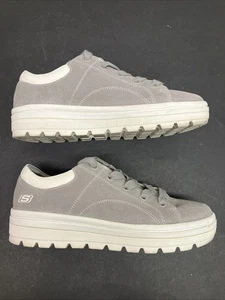Skechers Street LA Cleat Back Again Contrast Stitch Suede 73999 Gray Grey US 9 - Bild 1 von 13