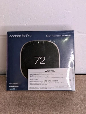 Ecobee Pro Smart Thermostat Enhanced Factory Sealed - Image 1 of 2