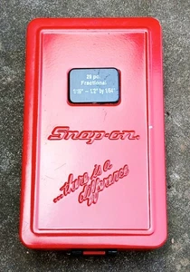 Vintage Snap-on Drill Bits Case Empty Box Made In USA - Picture 1 of 15