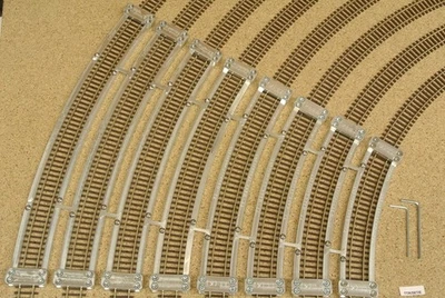 Schablonen KaModel für die Verlegung von Flexgleisen TT KUEHN, Radius 321-627,3 - Bild 1 von 4