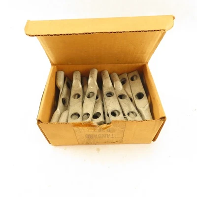 Cuadrado D VHCS #4-2/0 Recubierto de Estaño Cobre 2 Pernos Cable Terminal Terminal Lote de 39 Foto 1 de 4