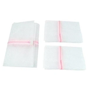 3 x Waschtasche Netz- Netzartig Waeschebeutel mit Reissverschluss So9658 - Bild 1 von 4