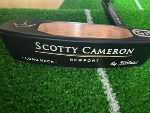 Scotty Cameron Usedport Long Neck Tel3 Putter 35" Black Restored w/Cover - Picture 1 of 7