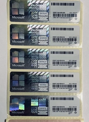 Windows 11 Pro key OEM Lizenz Aufkleber COA Sticker Dauerlizenz - Bild 1 von 2