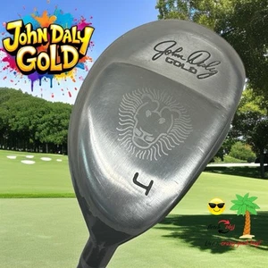 John Daly Gold RH 4 Hybrid Great Grooves and Grip 40" NICE! L👀K - Picture 1 of 8