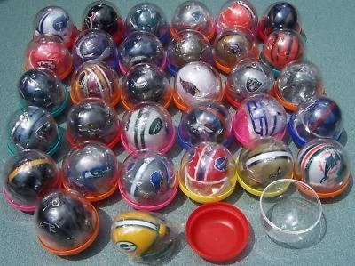 NEW NFL FOOTBALL V2 1990'S GUMBALL HELMETS SEALED IN CAPSULE YOU PICK! - Image 1 of 3
