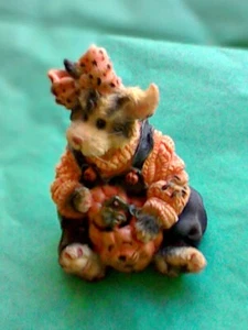 Boyds Bear Purrstone Collection Pawlene Prowler Spooky Treats 1999 - Picture 1 of 5