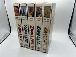 Zoo Life With Jack Hanna (VHS, 1994 Time Life) Lot of 5 Wild Safari, Amazing Ani - Picture 1 of 12