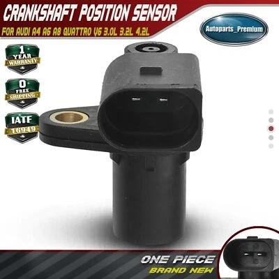 Sensor de posición del cigüeñal del motor para Audi A4 A6 A8 Quattro V6 3,0 L 3,2 L 4,2 L Foto 1 de 4