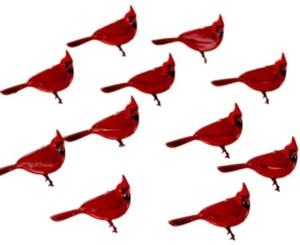 Cardinals, bird, Decorative Scrapbook Brads - Eyelet Outlet #206 - Picture 1 of 1