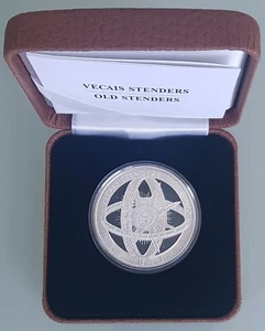 MDS LETTLAND LATVIA 5 EURO 2014 PP / PROOF "OLD STENDERS", SILBER - Picture 1 of 4
