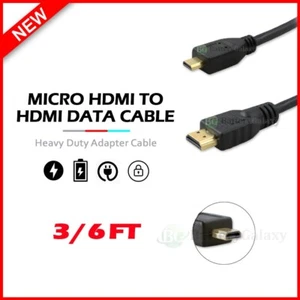 Câble Adaptateur Micro HDMI vers HDMI Convertisseur 4K GoPro HERO 7 6 5 4 3 Caméra 60Hz - Photo 1 sur 7