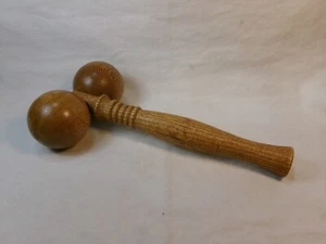 Vintage Hand Held Wooden Roller Back Massager - Picture 1 of 3