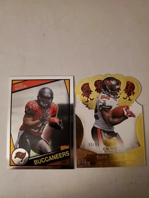  Doug Martin lot 2013 crown royale gold die cut #55/99 + 2012 topps 84 insert  - Image 1 of 3