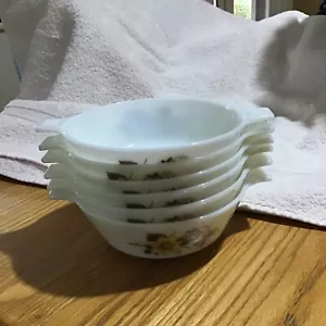 Set 6 PYREX JAJ Autumn Glory Soup bowls England Ramekins Excellent Condition - Picture 1 of 7