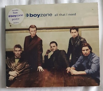 Boyzone : All That I Need Single CD 4 Tracks VGC with poster - Image 1 of 3