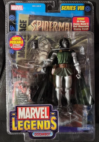 Sealed new Marvel Legends Series VIII Toybiz Doombot DC Dr doom Cover