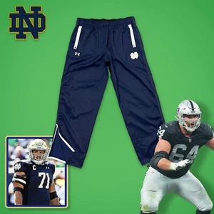 Alex Bars Notre Dame Player Worn Under Armour Team Issue Football Pants Sz 3XL - Picture 1 of 15