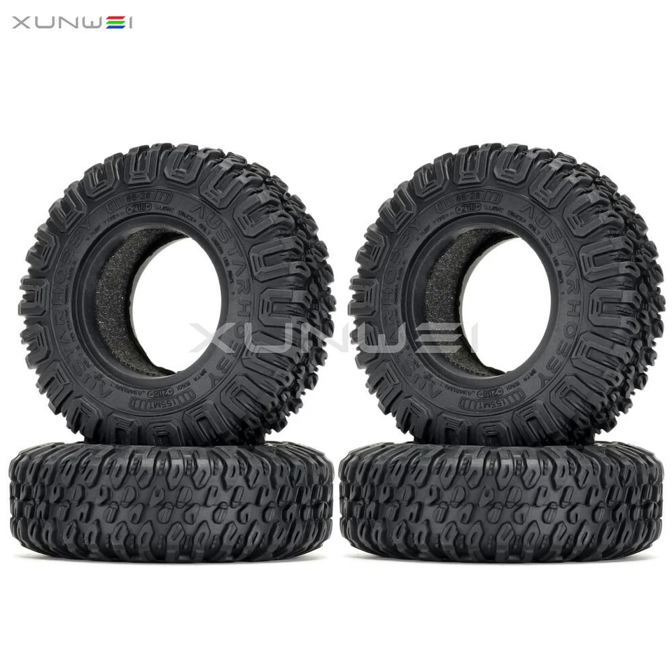 1.55" 85×20mm Soft Rubber Tire Tyre For RC Crawler Truck TF2 Tamiya CC01 LC70 MN - Image 1 of 4
