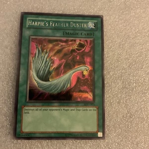 Harpie's Feather Duster SDD-003 Secret Rare Yugioh - Picture 1 of 6