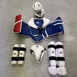 Adidas Torso Gaurd W/ Shin, Groin, Guards, And Head Protector - Picture 1 of 6
