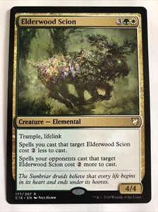 MTG Commander 2018 Elderwood Scion 177/307 LP Rare - Picture 1 of 2