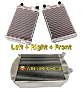 Fit Formula One F1 F-1 Custom Race Aluminum Radiators FRONT+LEFT+RIGHT - Picture 1 of 8