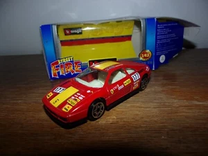 1:43 Burago Bburago Street Fire Ferrari 348 TB model car voiture miniature auto - Imagen 1 de 5