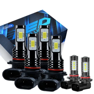 Para For Toyota Corolla 2005 2006 2007 2008 faro LED + Kit de luz antiniebla - Picture 1 of 18