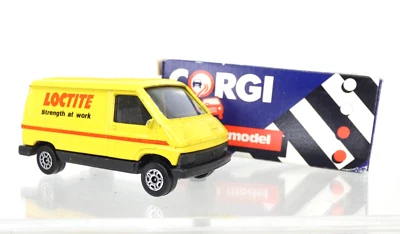 Corgi Renault Trafic Loctite Boxed Toy Car Van Vintage Collectable Model - Image 1 of 4