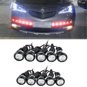 Eagle Eye LED Daytime Running DRL Light Car Auto Lamp Red Front Grille Lights - Picture 1 of 8