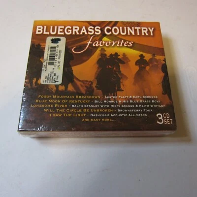 Bluegrass Country Favorites Various Artists 3 CD's NEW Sealed free shippig - Image 1 of 2