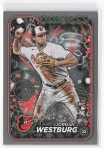 2024 Topps Holiday Jordan Westburg RC #H29 Silver Glitter - Picture 1 of 2
