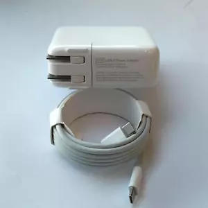61W USB C Type C Power Adapter For MacBook PRO 13" A1718 A1708 Cable OEM Charger - Picture 1 of 5