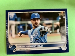 Whit Merrifield Royal Blue Parallel - 2022 Topps Serie 1 Béisbol MLB Royals - Imagen 1 de 2