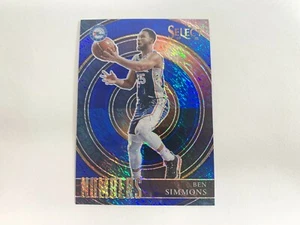 Ben Simmons Blue Numbers 2020-21 Panini Select Basketball Card # 29 - Picture 1 of 2