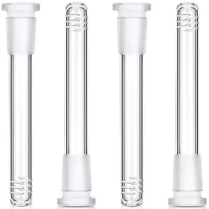 4PACK 4.5in Glass Downstem fit 14mm Male Bowl for 8''/9''/10''/12'' Filter Bong - Picture 1 of 5