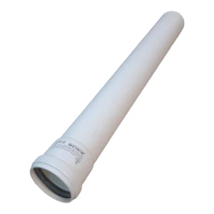 STABLE PP PIPE Ø 60 mm LONG 1000 MM FOR SMOKE EXHAUST CONDENSATION BOILER - Picture 1 of 1