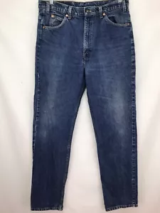 Levis 505 Herren 36x34 Regular Straight Vintage Orange Tab Blau Jeans USA (38x34) - Bild 1 von 13