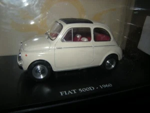 1:24 Hachette Fiat 500D beige claro en VP - Imagen 1 de 1
