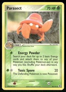 Pokemon Tcg Parasect #43 Pokemon Fire Red & Leaf Green LP - Picture 1 of 2