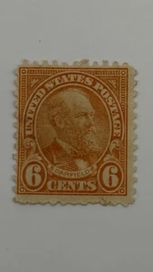 1922 - 26 Garfield 6 Cent US Briefmarke - rot orange - Bild 1 von 2