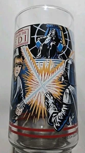 De colección Star Wars El Retorno del Jedi Burger King 1983 Vidrio Skywalker Vader Coca-Cola - Imagen 1 de 6