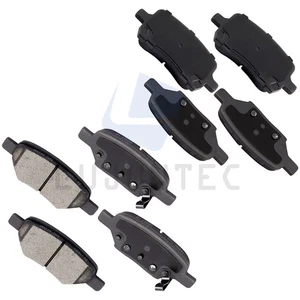 Front Rear Ceramic Brake Pads For Chevrolet Cobalt Pontiac G6 Saturn Aura - Picture 1 of 12