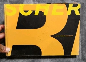 Make It Bigger by Paula Scher Hardcover Graphic Art Design History Book Z* - Picture 1 of 7