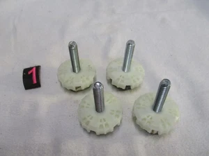 Juego de 4 patas niveladoras para lavadora Samsung pocas horas OEM DC97-00920S DC97-00920V - Imagen 1 de 4