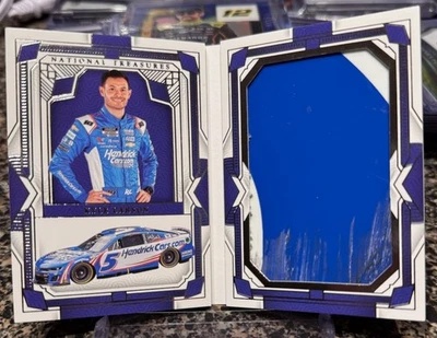 Kyle Larson 2024 National Treasure Jumbo Booklet Sheet metal 22/25 - Image 1 of 4