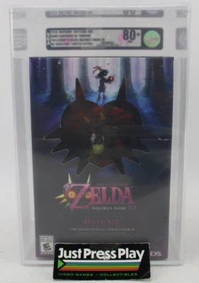 The Legend of Zelda: Majora's Mask 3D Big Box w/ Figure Fact. Sealed VGA 80+ NM - Image 1 of 4