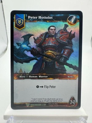 World of Warcraft TCG Worldbreaker Foil Hero Peter Hottelet - Image 1 of 2